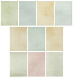 画像1: 仮名料紙  　伊奈波　つき　半紙判 50枚 （5柄・各10枚）